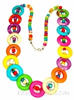 Indian ethnic necklace - click here for large view